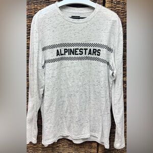 Alpinestars White Heather Long Sleeve Shirt-‎ XLarge